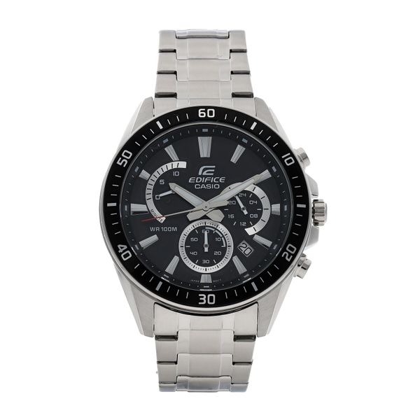 Casio Sat Casio Edifice EFR-552D-1AVUEF Silver/Black