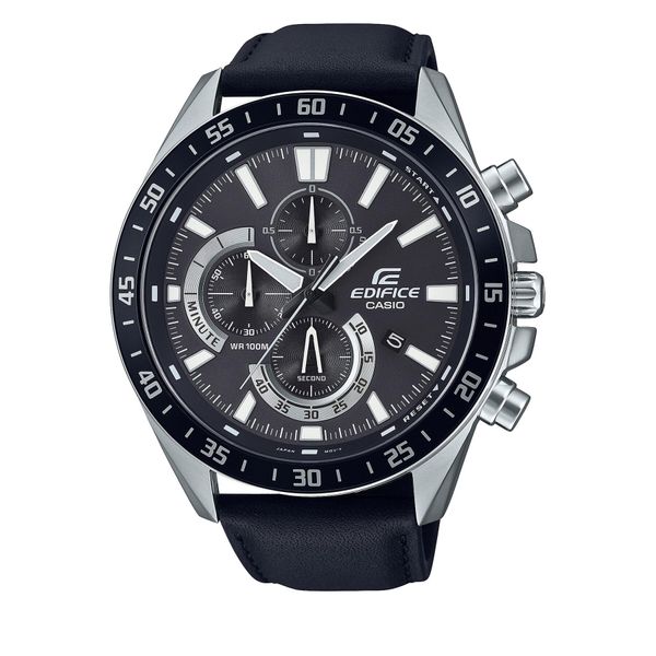 Casio Sat Casio Edifice EFV-620L-1AVUEF Silver/Black