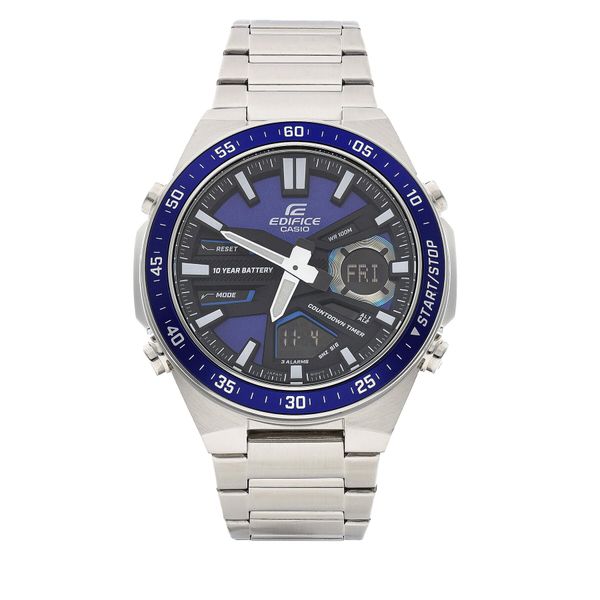 Casio Sat Casio Edifice EFV-C110D-2AVEF Silver/Blue
