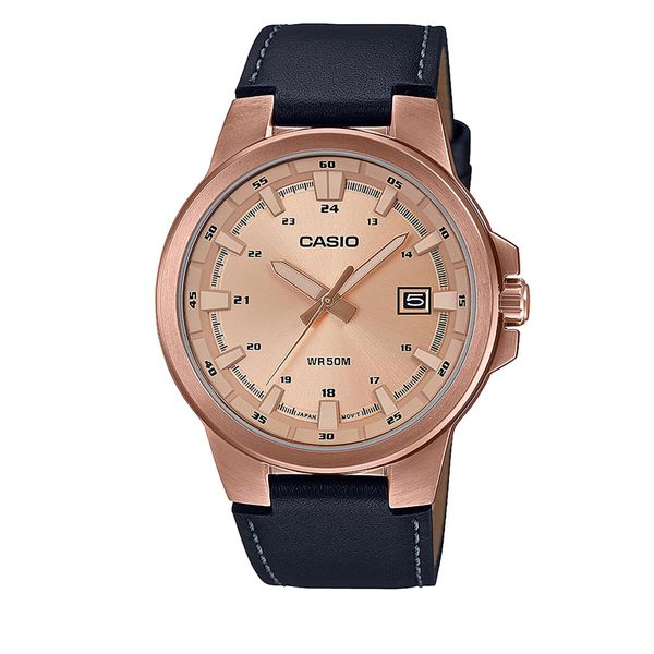 Casio Sat Casio MTP-E173RL-5AVEF Black/Rose Gold