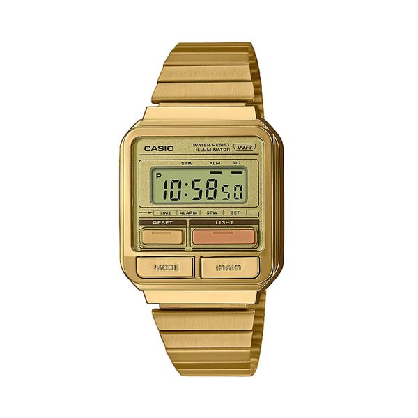 Casio Sat Casio Vintage 80s A120WEG-9AEF Gold