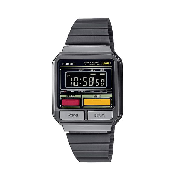 Casio Sat Casio Vintage 80s A120WEGG-1BEF Grey
