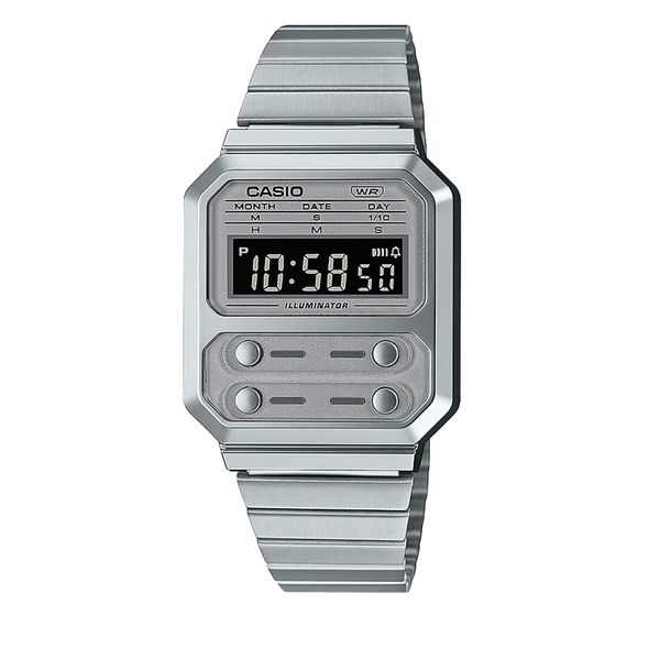 Casio Sat Casio Vintage A100WE-7BEF Silver