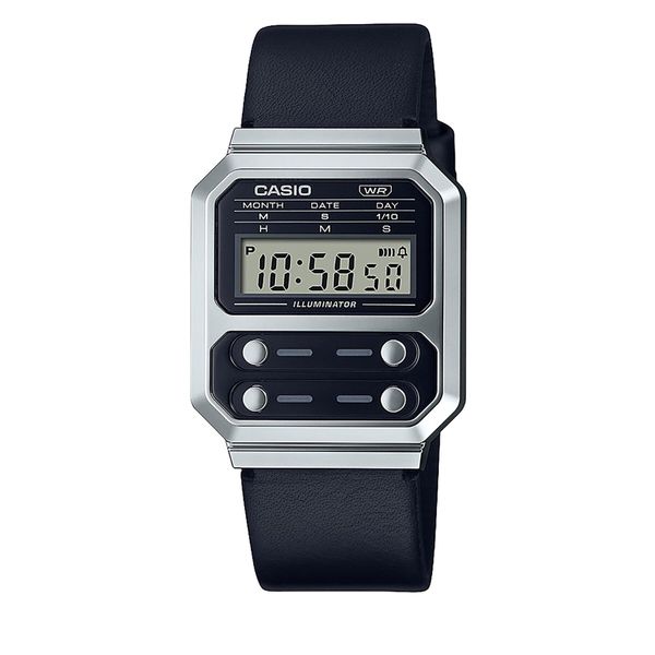 Casio Sat Casio Vintage A100WEL-1AEF Black/Silver