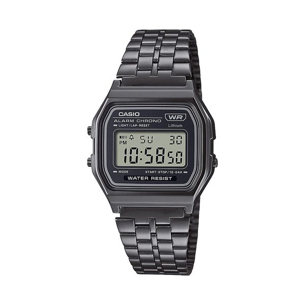 Casio Sat Casio Vintage A158WETB-1AEF Silver/Silver