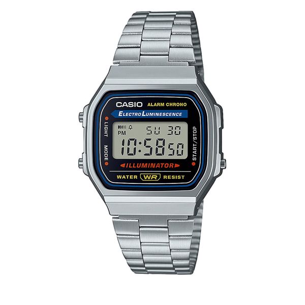 Casio Sat Casio Vintage A168WA-1YES Silver/Silver