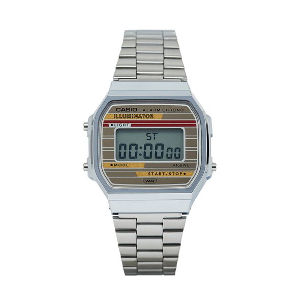 Casio Sat Casio Vintage A168WEHA-9AEF Srebrna