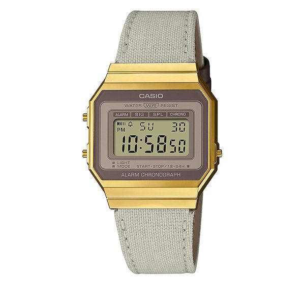 Casio Sat Casio Vintage A700WEGL-7AEF Grey/Gold