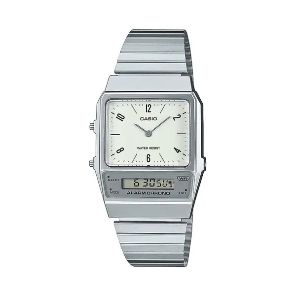 Casio Sat Casio Vintage Edgy AQ-800E-7A2EF Srebrna