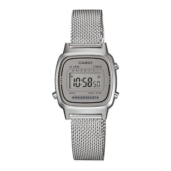 Casio Sat Casio Vintage LA670WEM-7EF Silver/Silver