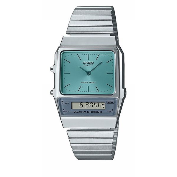 Casio Sat Casio Vintage Maxi AQ-800EC-2AEF Silver