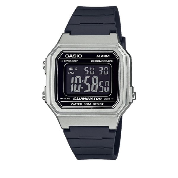 Casio Sat Casio W-217HM -7BVEF Black/Silver