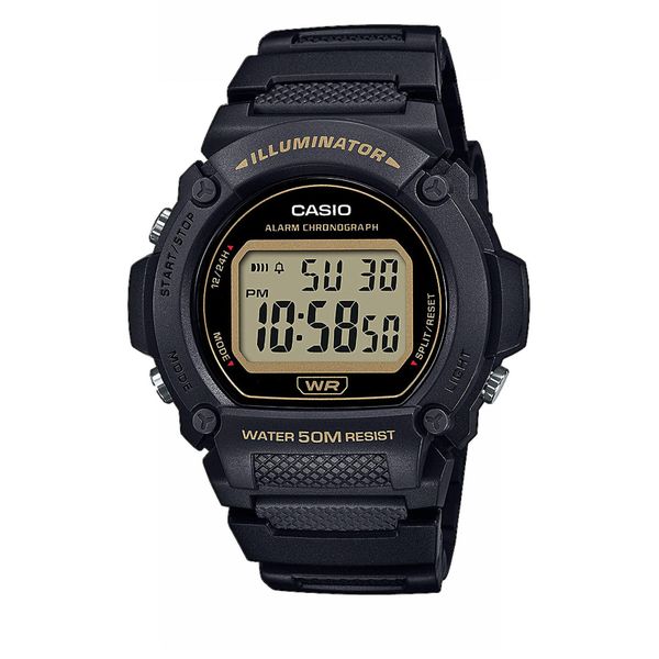 Casio Sat Casio W-219H-1A2VEF Black/Black