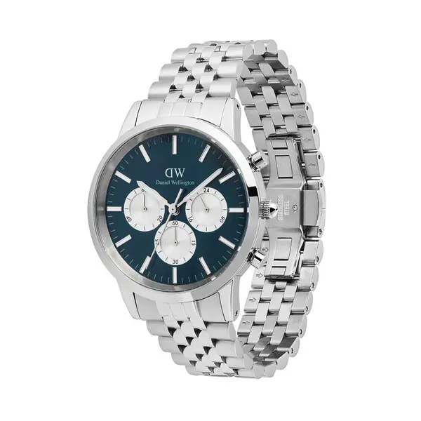 Daniel Wellington Sat Daniel Wellington Iconic Chronograph DW00100874 Srebrna