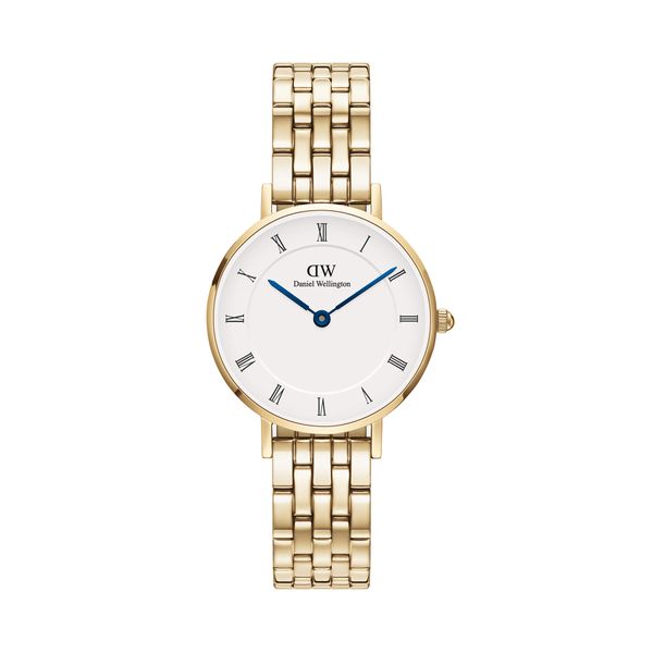 Daniel Wellington Sat Daniel Wellington Petite Roman Numerals 5-Link DW00100682 Gold/White