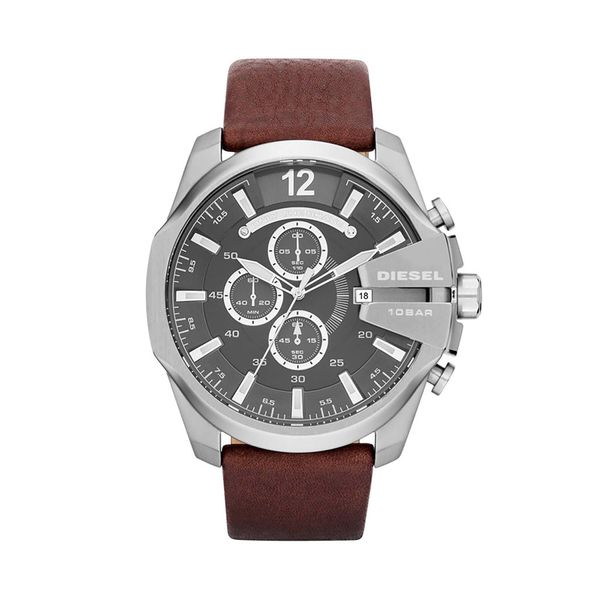 Diesel Sat Diesel Mega Chief DZ4290 Silver/Black