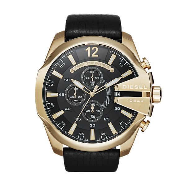 Diesel Sat Diesel Mega Chief DZ4344 Gold/Black/Gold