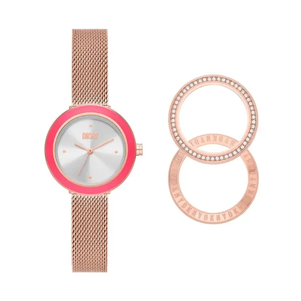 DKNY Sat DKNY Sasha NY6654SET Ružičasto zlato