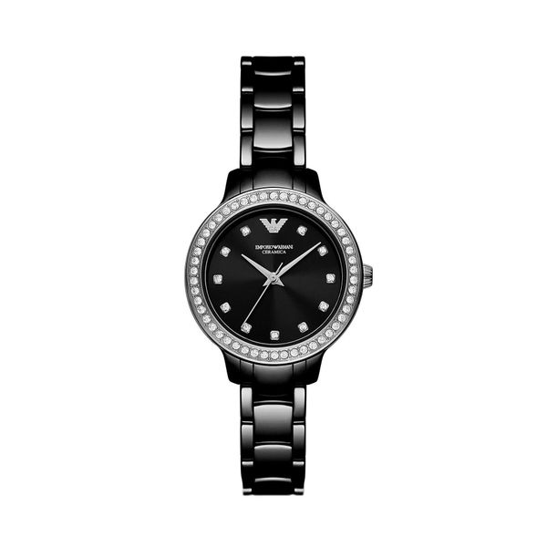 Emporio Armani Sat Emporio Armani Ceramic AR70008 Black/Black