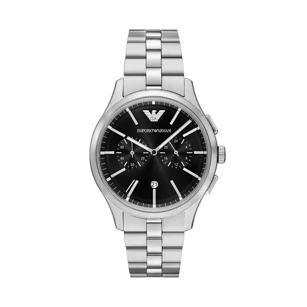 Emporio Armani Sat Emporio Armani Dario AR11691 Srebrna