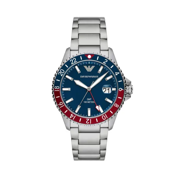 Emporio Armani Sat Emporio Armani Diver AR11590 Srebrna