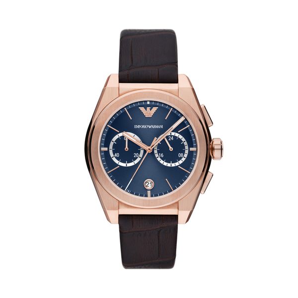 Emporio Armani Sat Emporio Armani Federico AR11563 Rose Gold/Brown