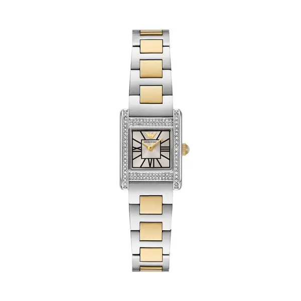 Emporio Armani Sat Emporio Armani Genni AR11704 Srebrna