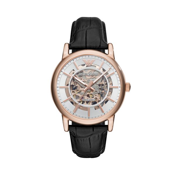 Emporio Armani Sat Emporio Armani Meccanico AR60007 Rose Gold/Black