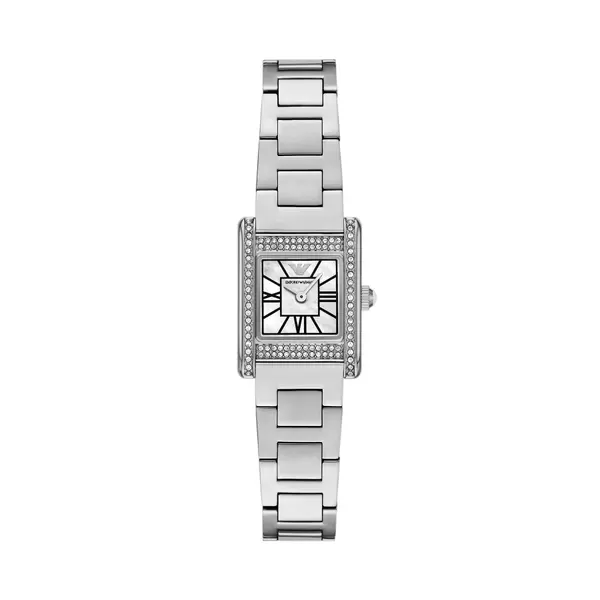 Emporio Armani Sat Emporio Armani Mini Genni AR11662 Srebrna