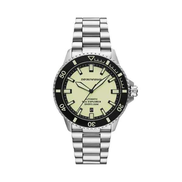 Emporio Armani Sat Emporio Armani Sea Explorer AR60083 Srebrna