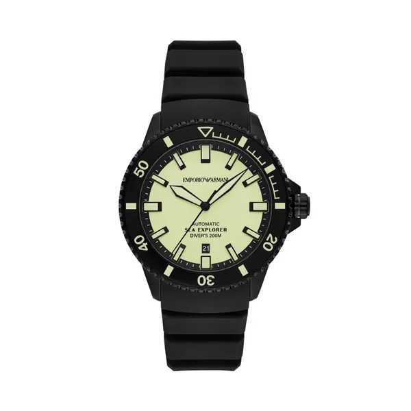 Emporio Armani Sat Emporio Armani Sea Explorer AR60085 Crna