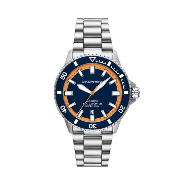 Emporio Armani Sat Emporio Armani Sea Explorer AR60090 Srebrna