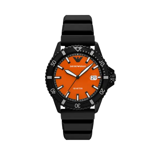 Emporio Armani Sat Emporio Armani World Explorer AR11684 Crna