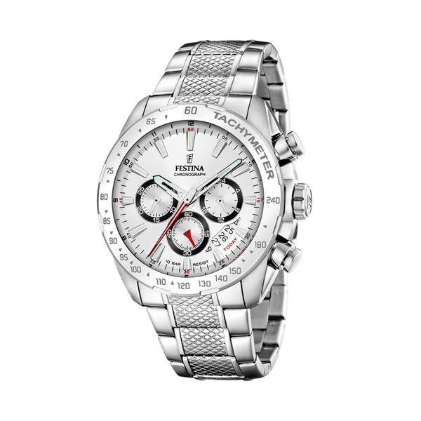 Festina Sat Festina Timeless Chronograph 20668/1 Silver/Silver