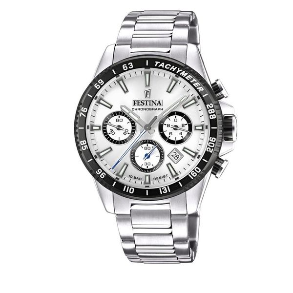 Festina Sat Festina Timeless Chronograph F20560/1 Silver/White
