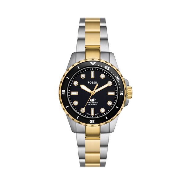 Fossil Sat Fossil Blue ES5349 Zlatna