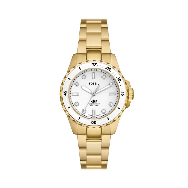 Fossil Sat Fossil Blue ES5350 Zlatna