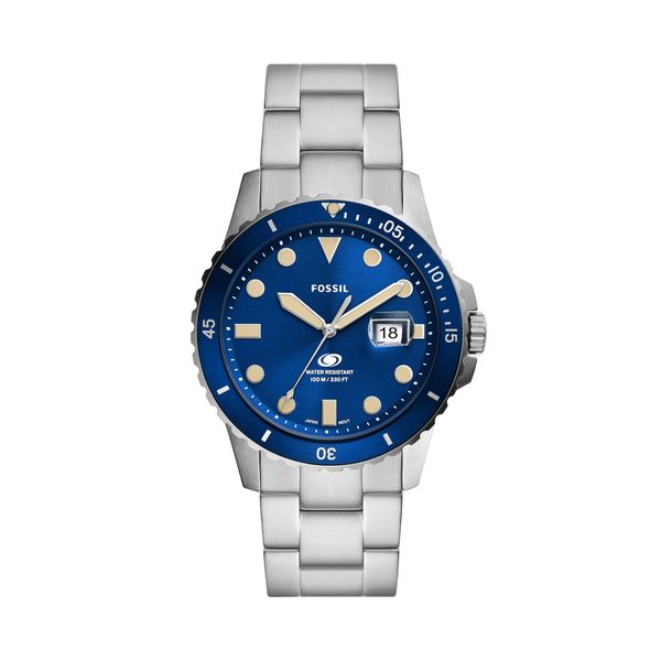 Fossil Sat Fossil Blue FS5949 Blue/Silver