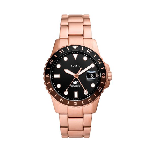 Fossil Sat Fossil Blue FS6027 Black/Rose Gold