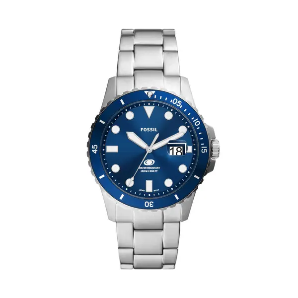 Fossil Sat Fossil Blue FS6029 Srebrna