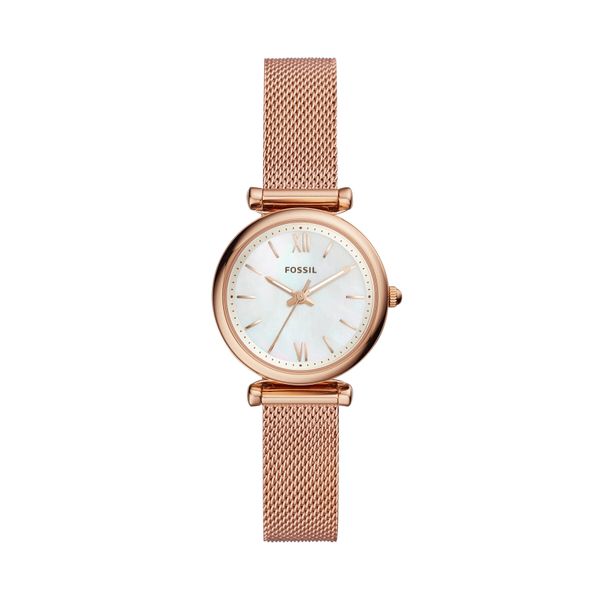 Fossil Sat Fossil Carlie ES4433 Rose Gold/Rose Gold