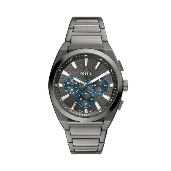 Fossil Sat Fossil Everett  Chronograph FS6107 Siva