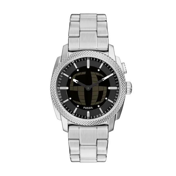 Fossil Sat Fossil Machine Big Tic FS6155 Srebrna