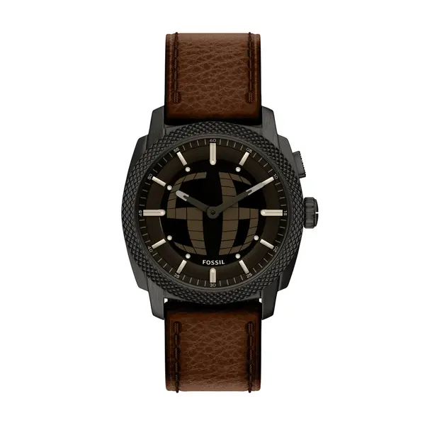 Fossil Sat Fossil Machine Big Tic FS6165 Smeđa