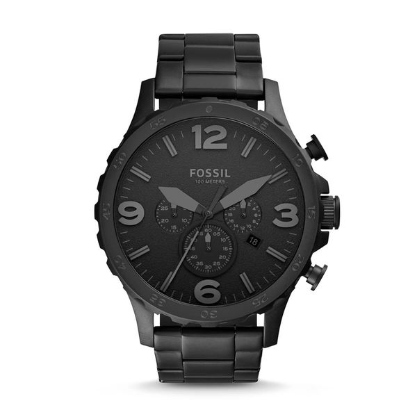 Fossil Sat Fossil Nate JR1401 Black/Black