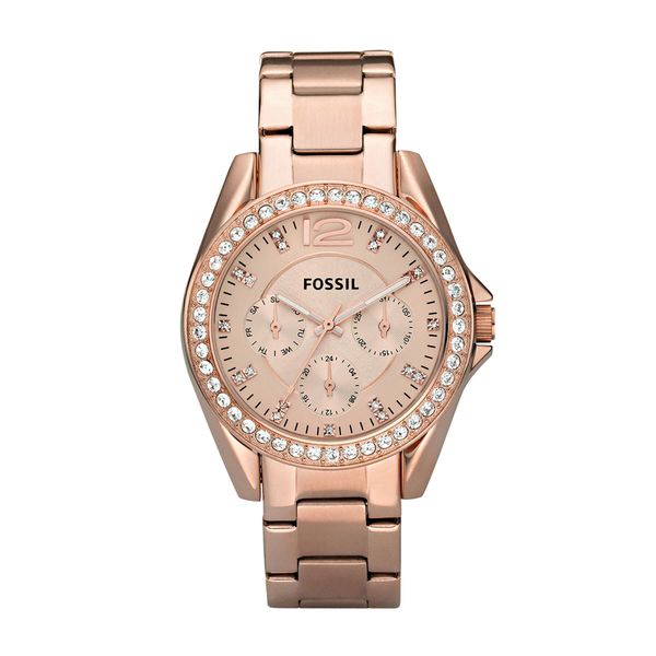 Fossil Sat Fossil Riley ES2811 Rose Gold/Rose