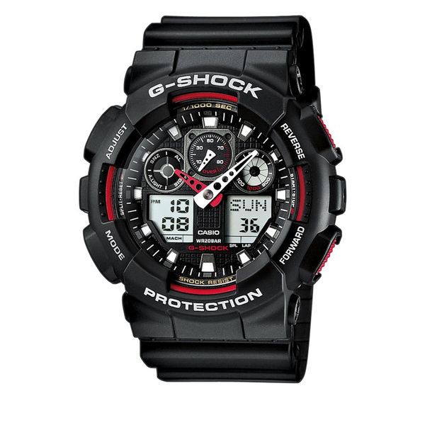 G-Shock Sat G-Shock GA-100-1A4ER Black/Black