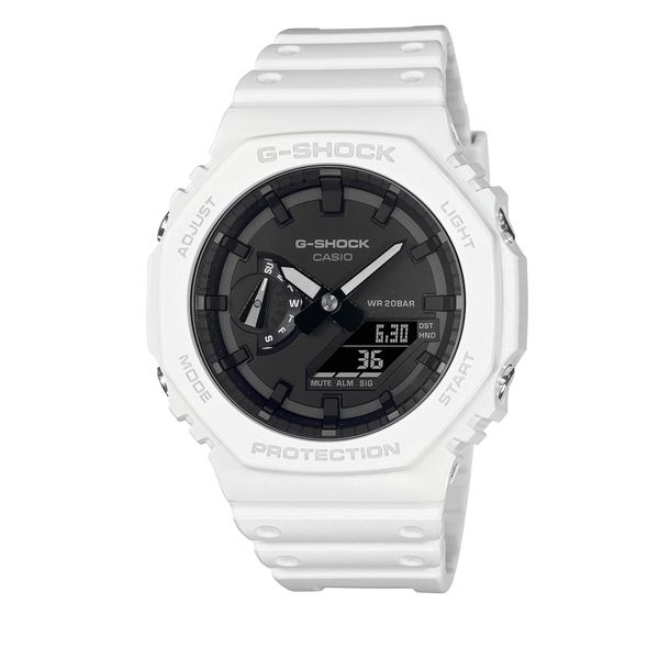 G-Shock Sat G-Shock GA-2100-7AER White/White