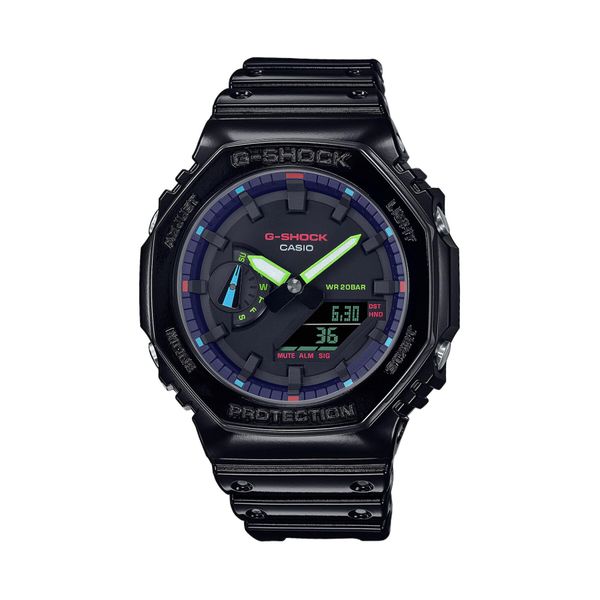 G-Shock Sat G-Shock GA-2100RGB-1AER Black/Black