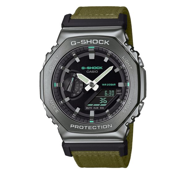 G-Shock Sat G-Shock GM-2100CB -3AER Silver/Khaki